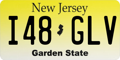 NJ license plate I48GLV