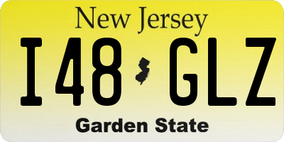 NJ license plate I48GLZ