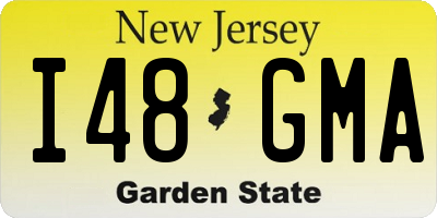 NJ license plate I48GMA