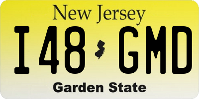 NJ license plate I48GMD