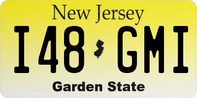 NJ license plate I48GMI