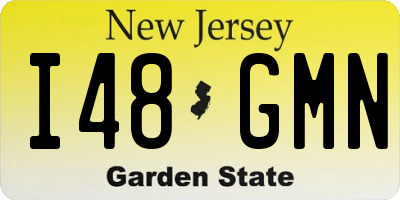 NJ license plate I48GMN