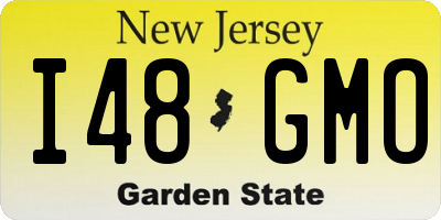 NJ license plate I48GMO