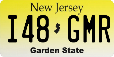 NJ license plate I48GMR