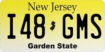 NJ license plate I48GMS