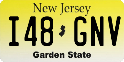 NJ license plate I48GNV