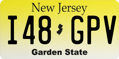 NJ license plate I48GPV