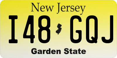 NJ license plate I48GQJ