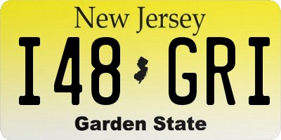 NJ license plate I48GRI
