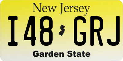 NJ license plate I48GRJ