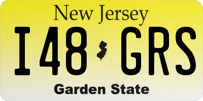 NJ license plate I48GRS