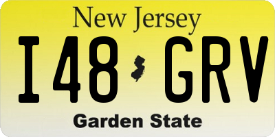 NJ license plate I48GRV