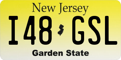 NJ license plate I48GSL