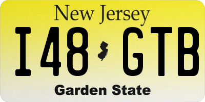 NJ license plate I48GTB