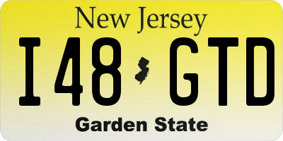 NJ license plate I48GTD