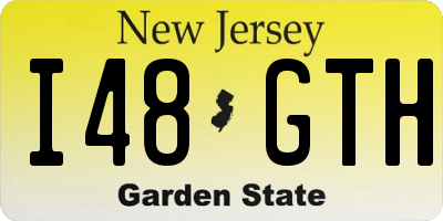 NJ license plate I48GTH
