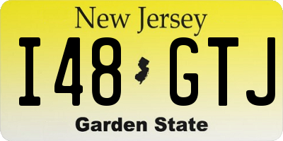 NJ license plate I48GTJ