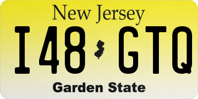 NJ license plate I48GTQ