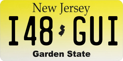 NJ license plate I48GUI