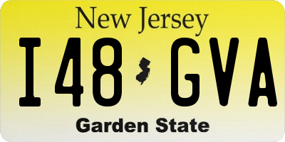 NJ license plate I48GVA
