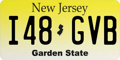 NJ license plate I48GVB