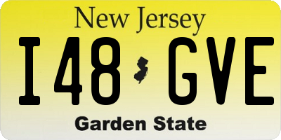NJ license plate I48GVE
