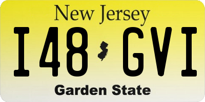 NJ license plate I48GVI