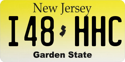NJ license plate I48HHC