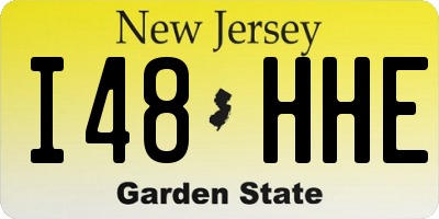 NJ license plate I48HHE