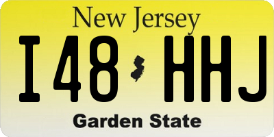 NJ license plate I48HHJ