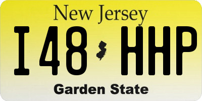 NJ license plate I48HHP