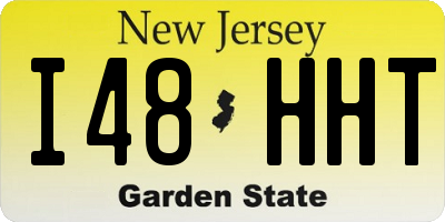 NJ license plate I48HHT