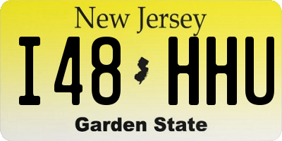 NJ license plate I48HHU