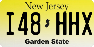 NJ license plate I48HHX