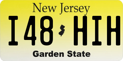 NJ license plate I48HIH