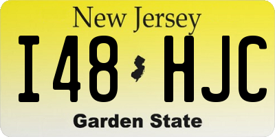 NJ license plate I48HJC