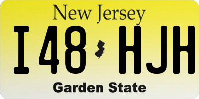 NJ license plate I48HJH