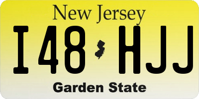 NJ license plate I48HJJ