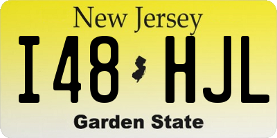 NJ license plate I48HJL
