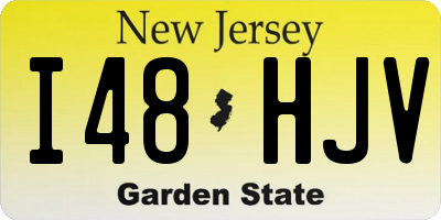 NJ license plate I48HJV