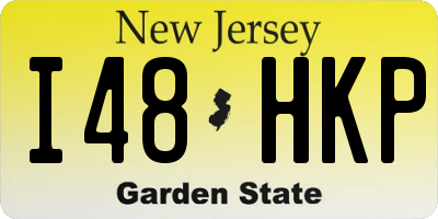 NJ license plate I48HKP