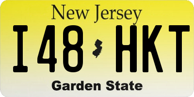 NJ license plate I48HKT