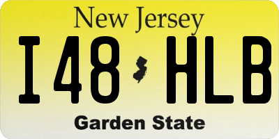 NJ license plate I48HLB