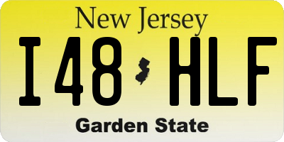 NJ license plate I48HLF