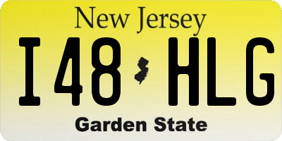 NJ license plate I48HLG