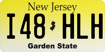 NJ license plate I48HLH