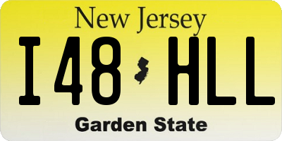 NJ license plate I48HLL