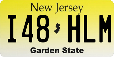 NJ license plate I48HLM