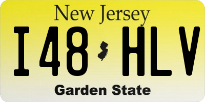 NJ license plate I48HLV