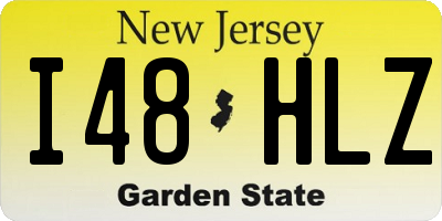 NJ license plate I48HLZ